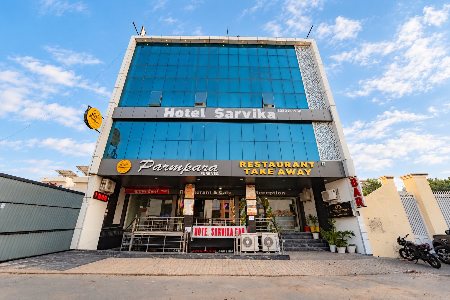 Hotel Sarvika Facade Day View Mangyawas Road Mansarovar